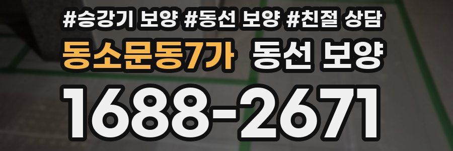 동소문동7가 동선 보양