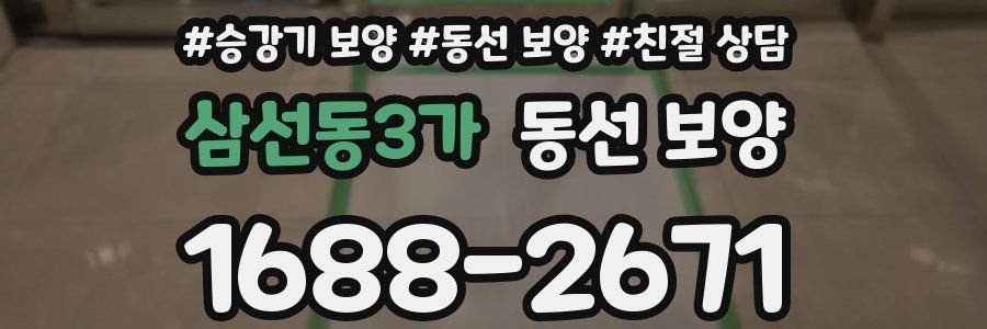 삼선동3가 동선 보양