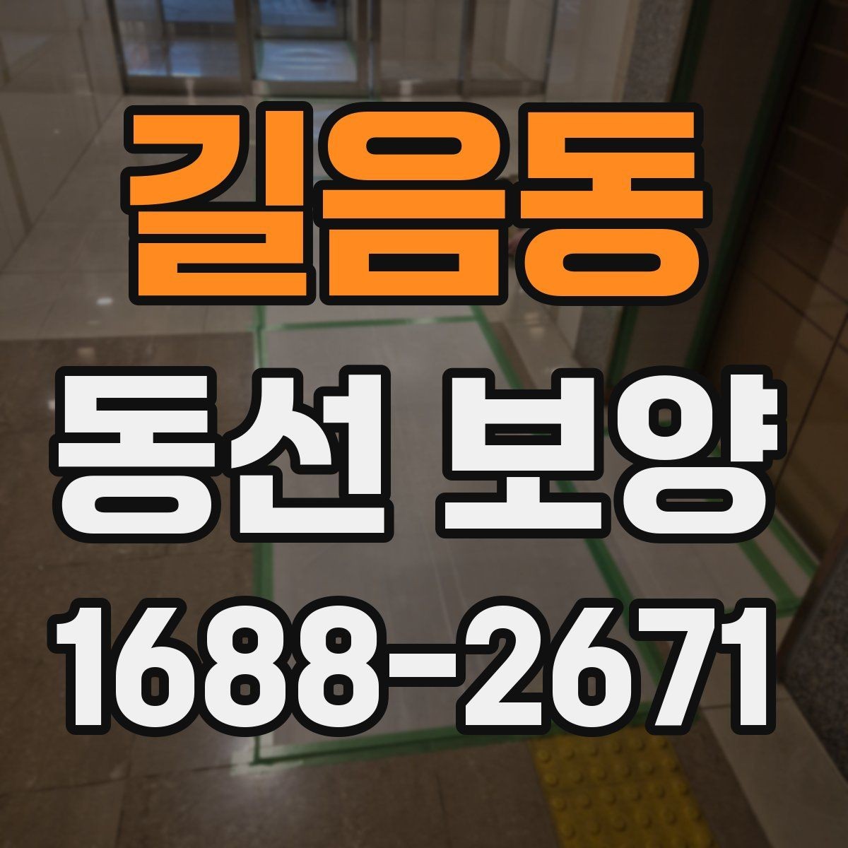 길음동 동선 보양 현장 사진으로 보는 작업 진행 순서