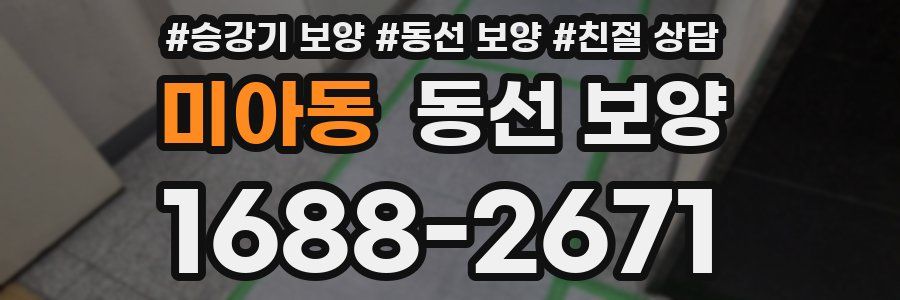 미아동 동선 보양