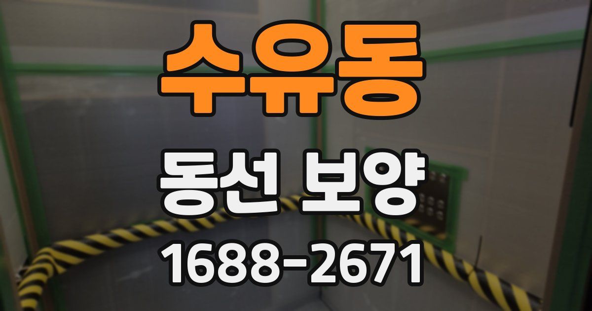 수유동 동선 보양