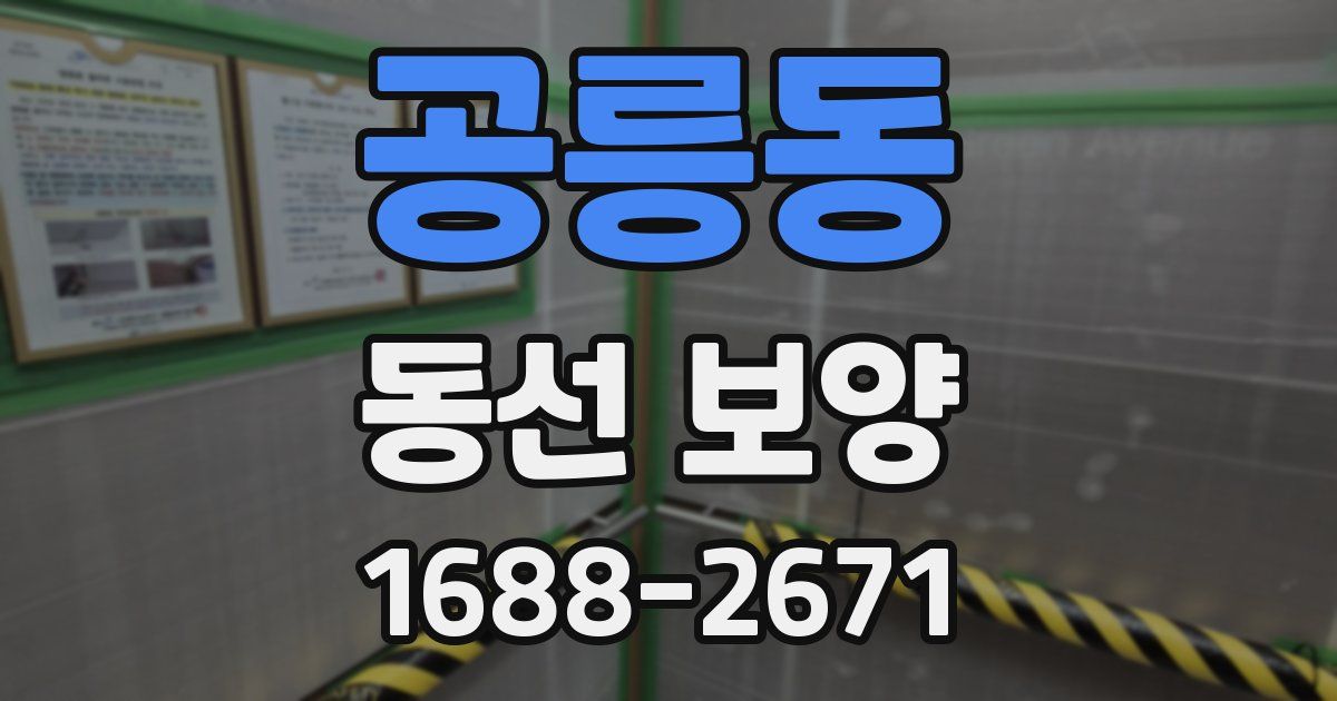 공릉동 동선 보양