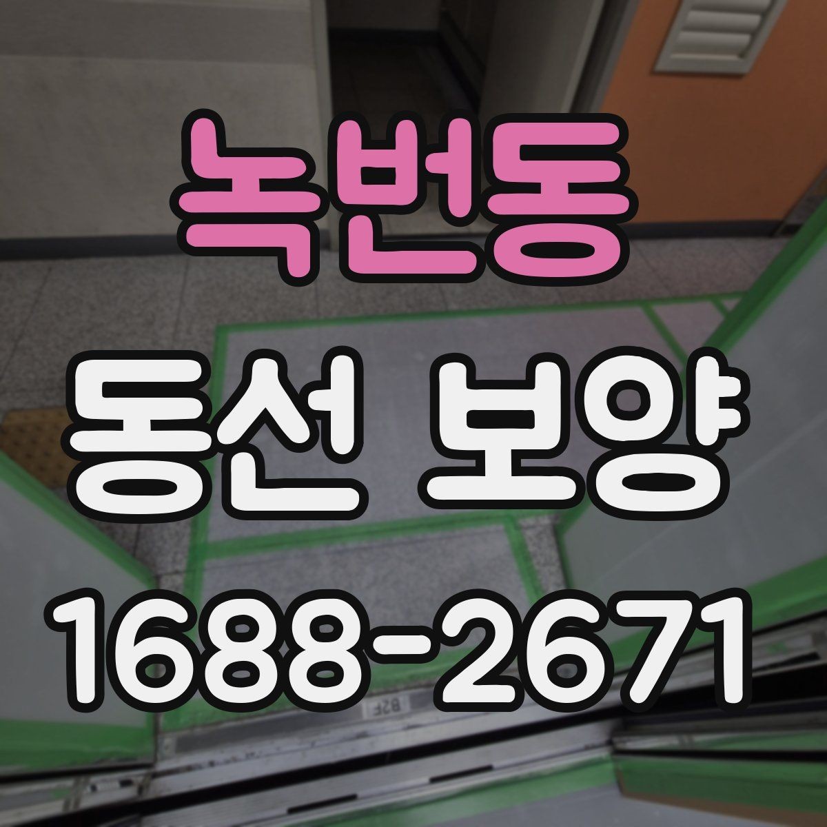 녹번동 동선 보양 후 확인해야 하는 마무리 점검