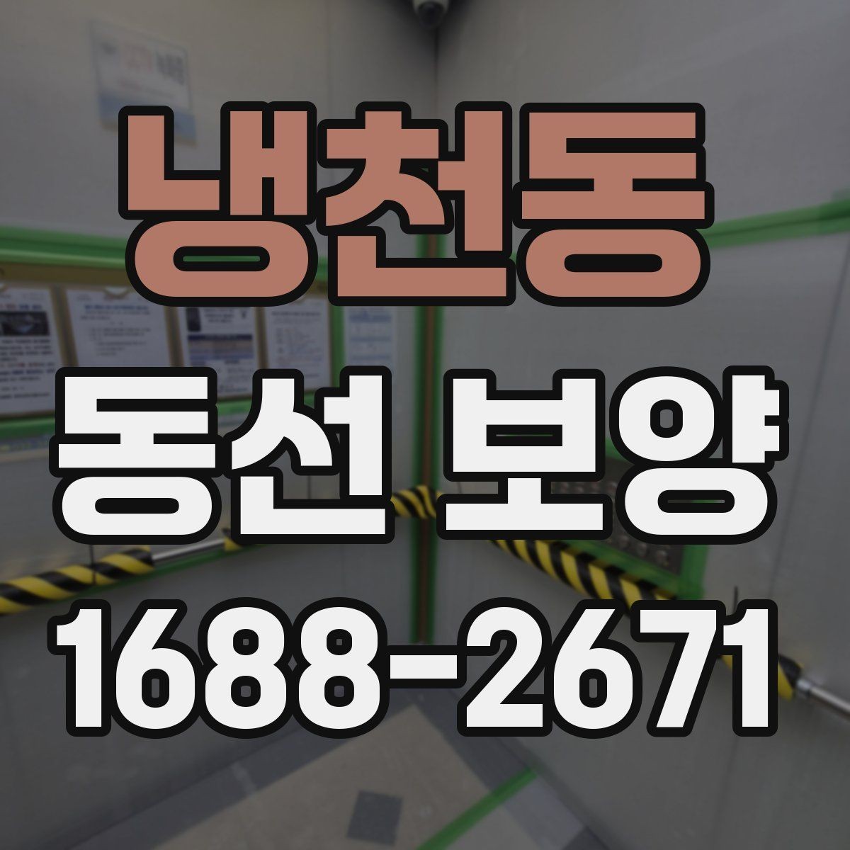 냉천동 동선 보양 계획 세울 때 고려할 조건