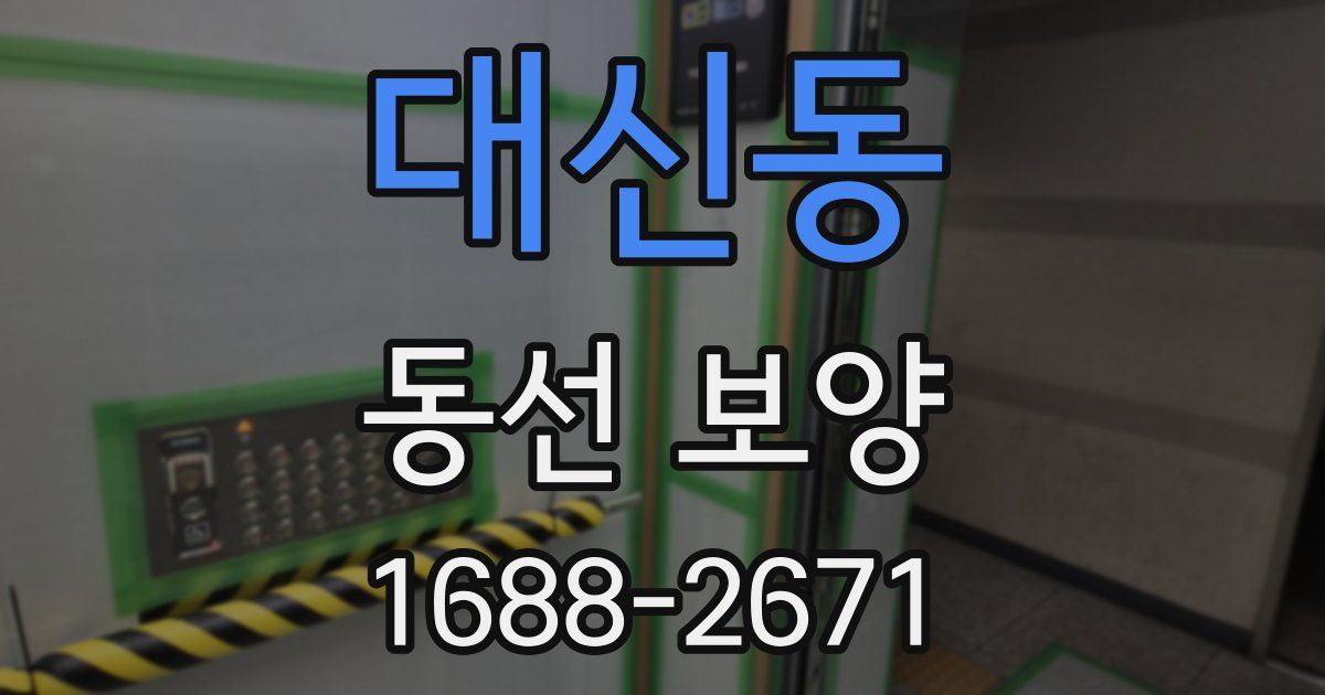 대신동 동선 보양