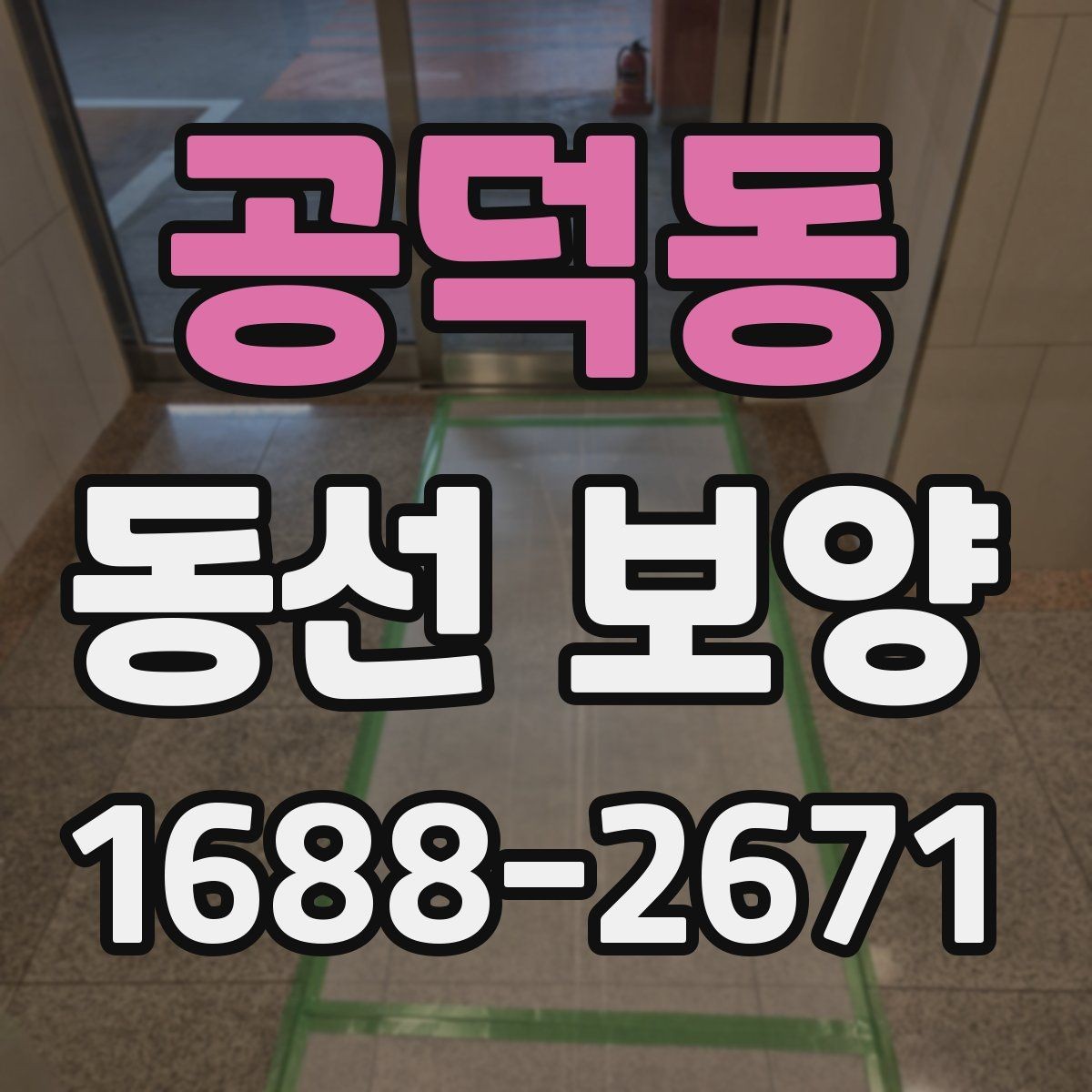 공덕동 동선 보양 시 흔히 놓치는 부분들