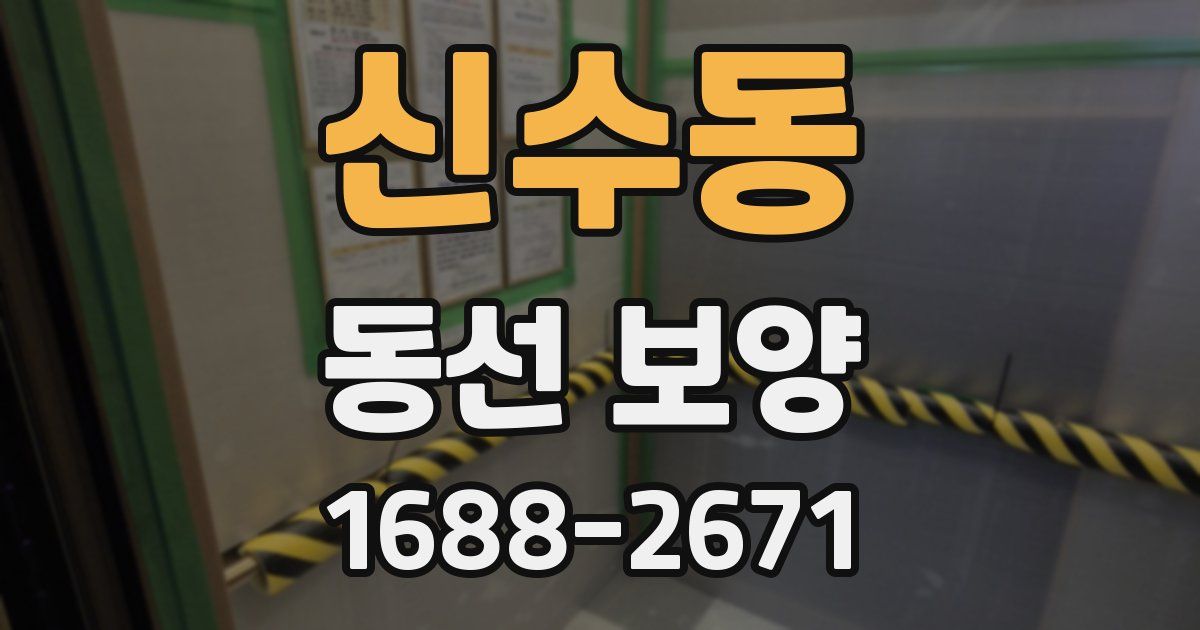 신수동 동선 보양