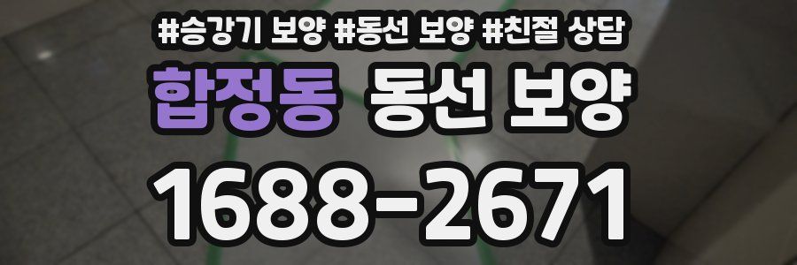 합정동 동선 보양