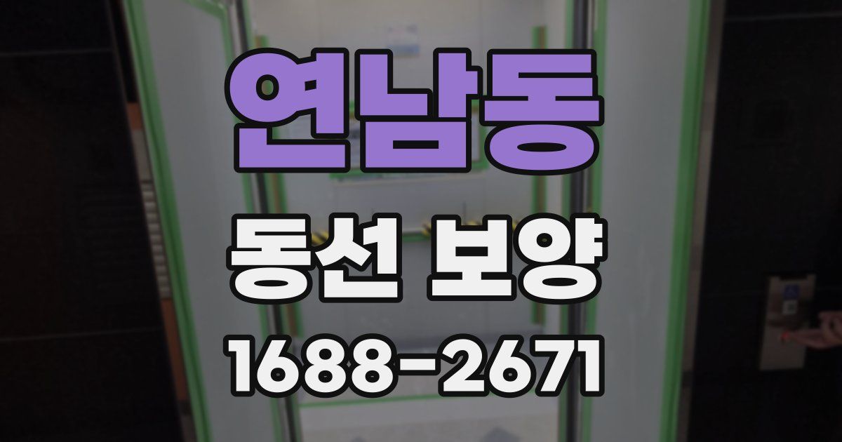 연남동 동선 보양