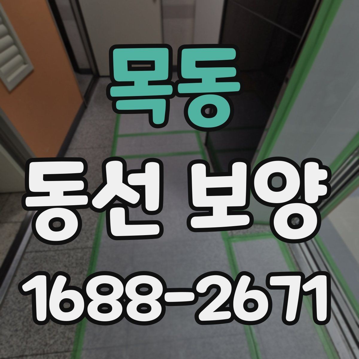 목동 동선 보양 작업을 간편하게 준비하는 방법