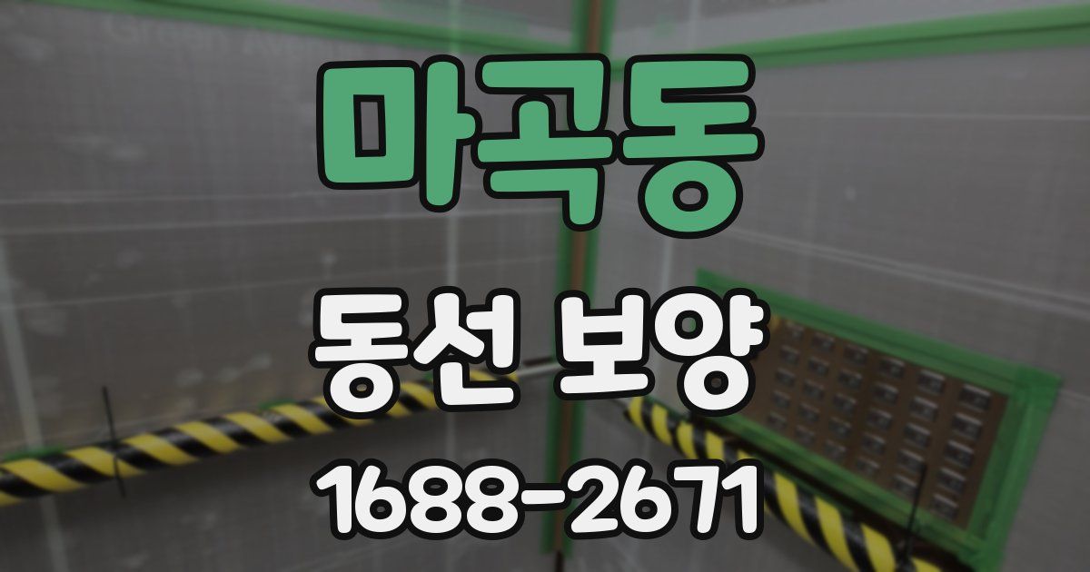 마곡동 동선 보양