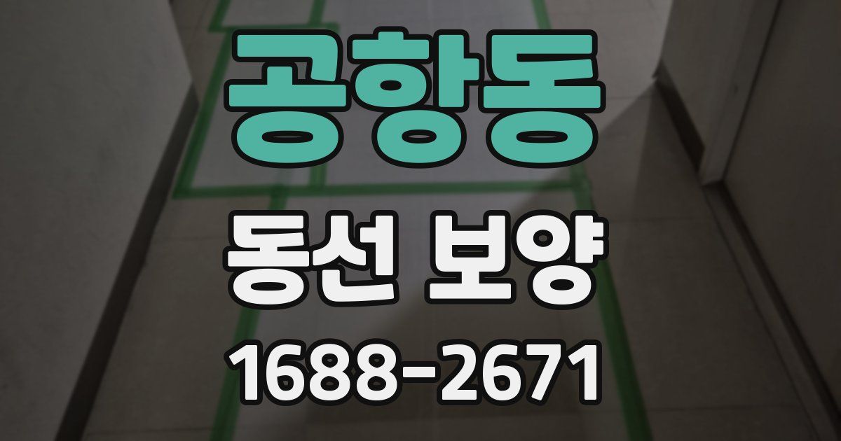 공항동 동선 보양