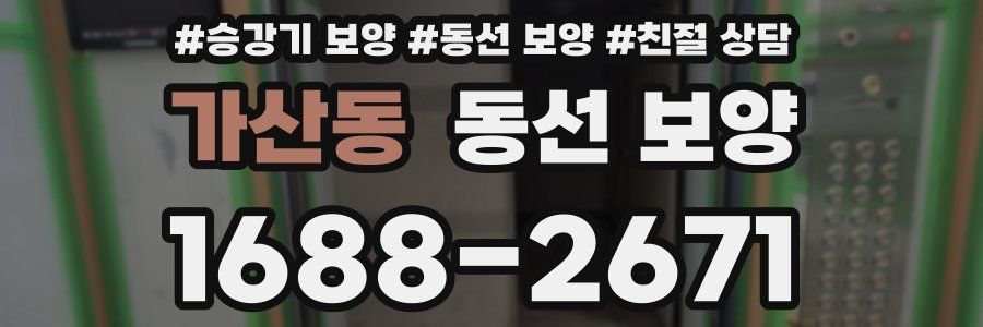 가산동 동선 보양
