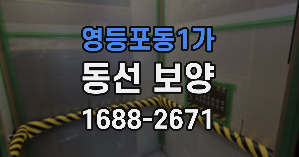 영등포동1가 동선 보양