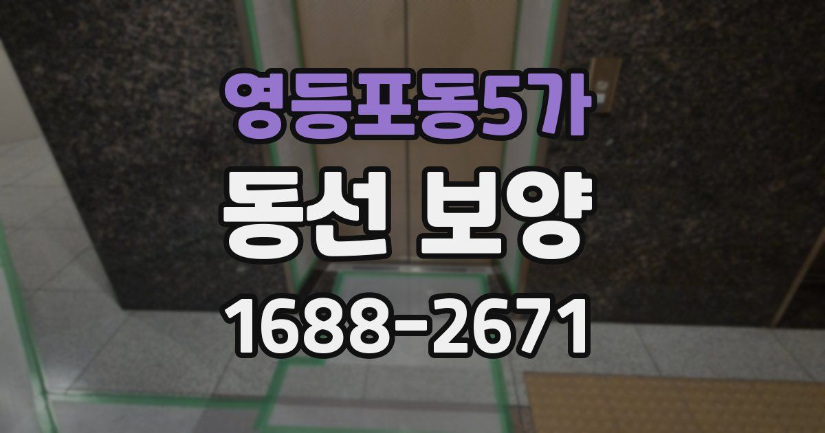 영등포동5가 동선 보양