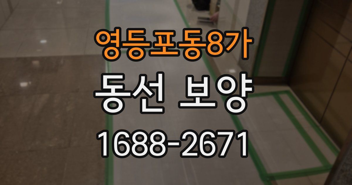 영등포동8가 동선 보양