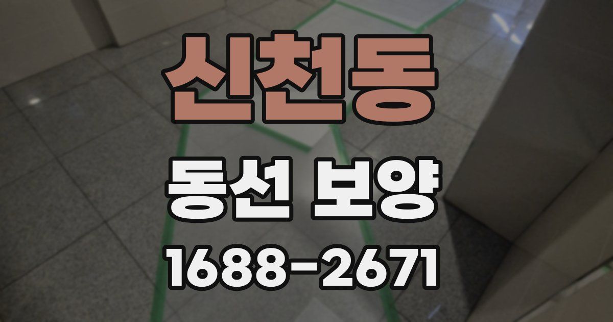 신천동 동선 보양