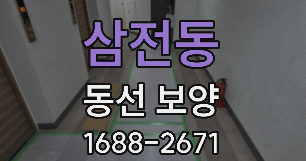 삼전동 동선 보양