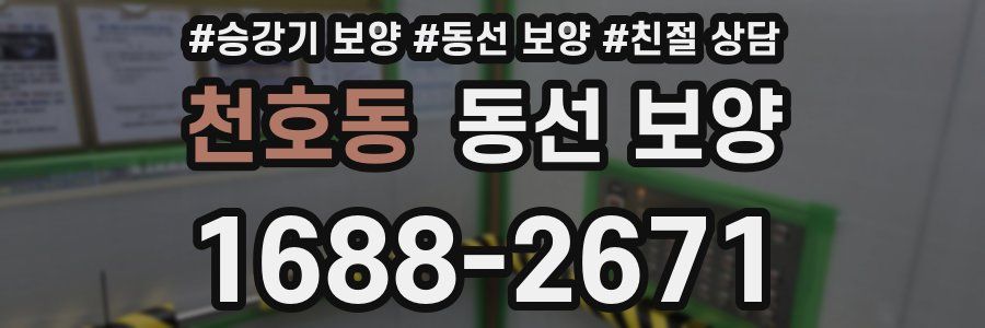 천호동 동선 보양