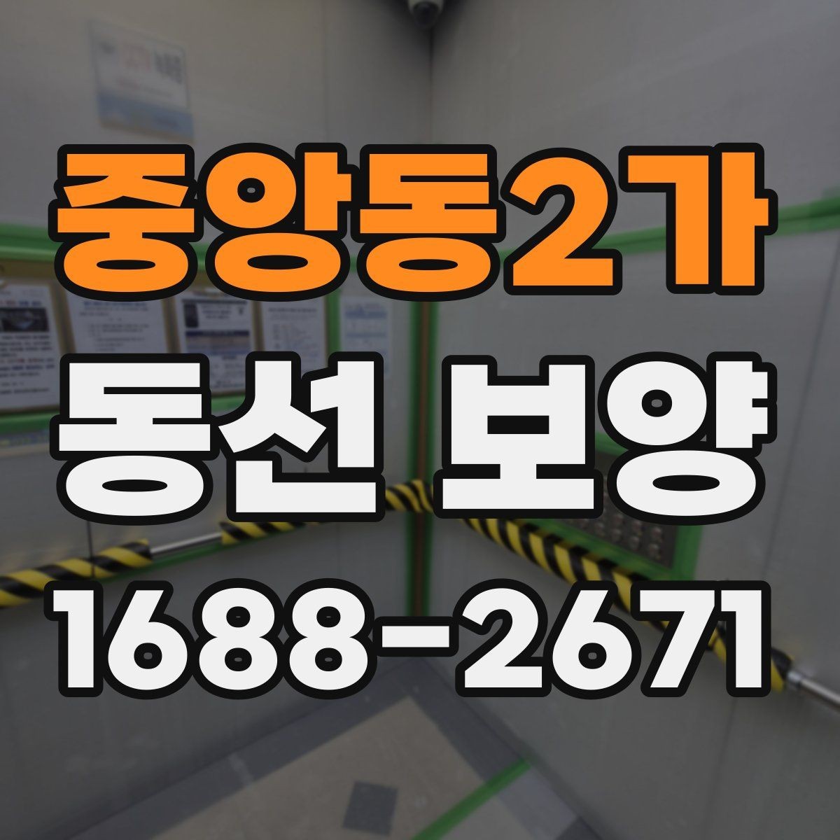 중앙동2가 동선 보양 시공 전후로 달라지는 관리 방식