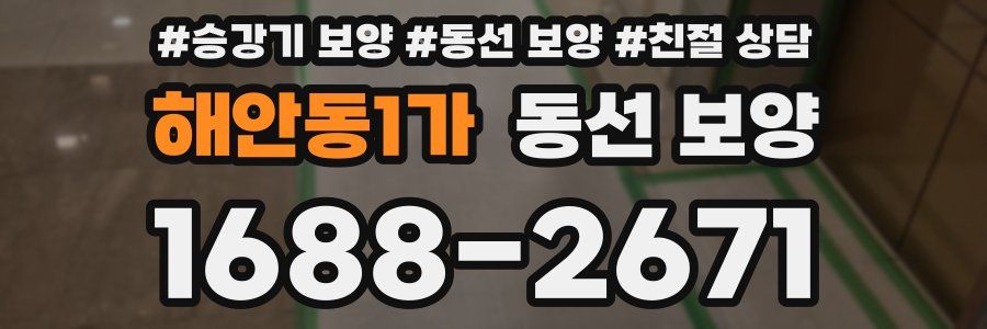 해안동1가 동선 보양