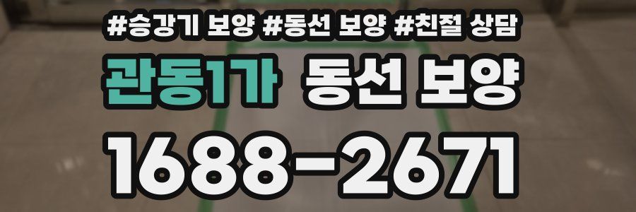 관동1가 동선 보양