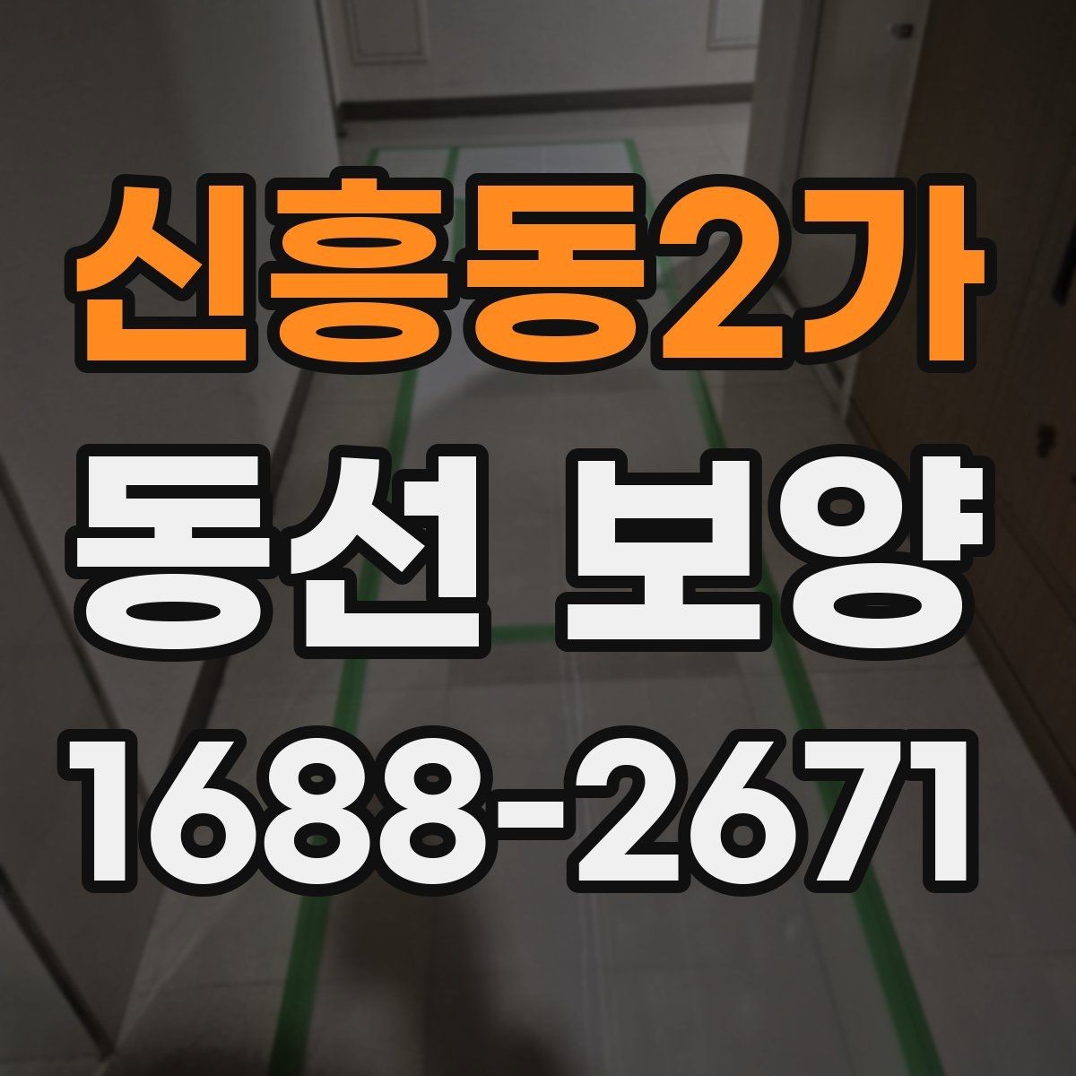 신흥동2가 동선 보양 전후 차이를 알기 쉽게 정리