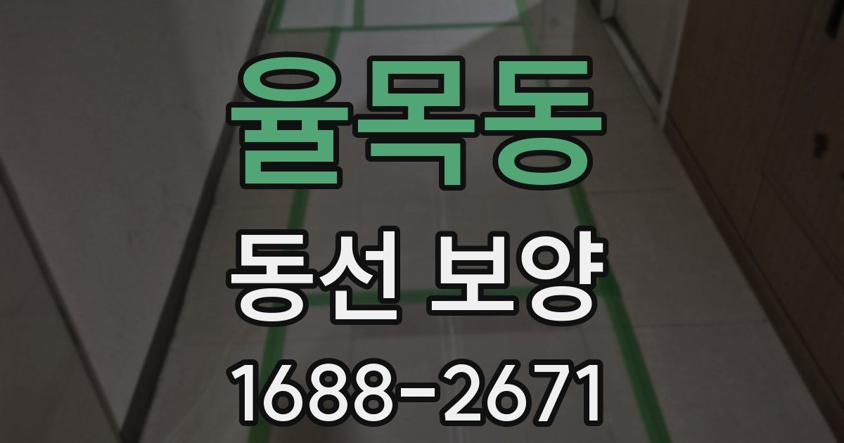 율목동 동선 보양