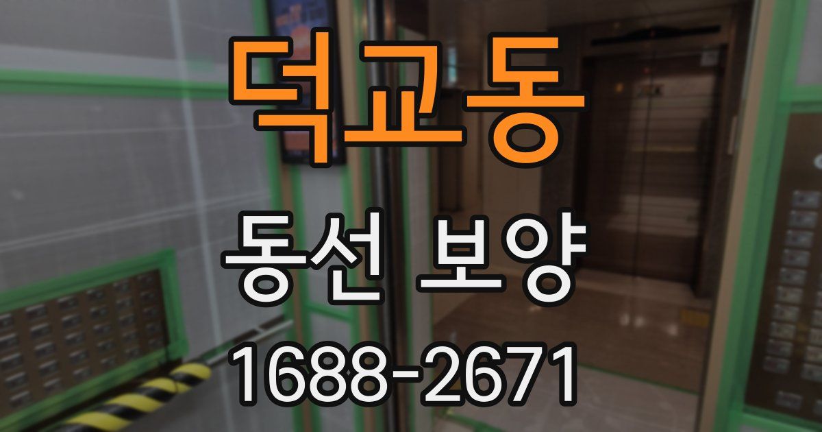 덕교동 동선 보양