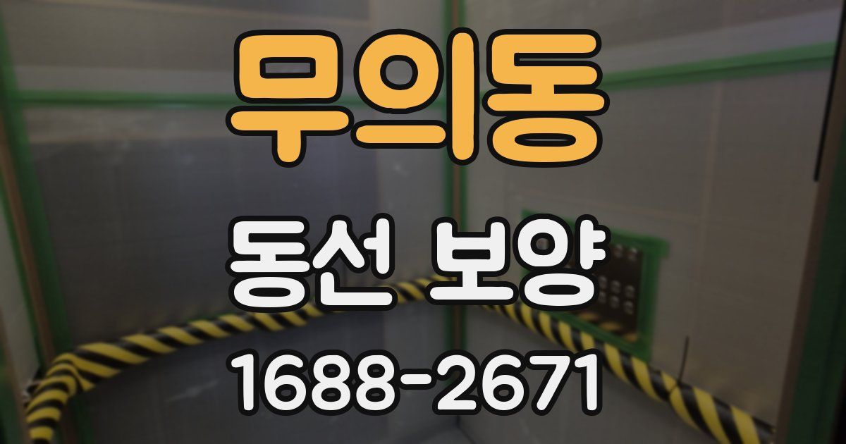 무의동 동선 보양