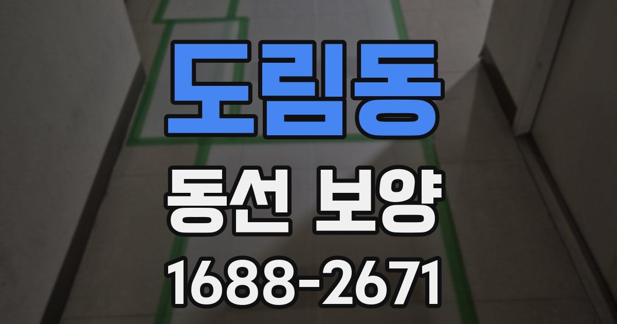 도림동 동선 보양