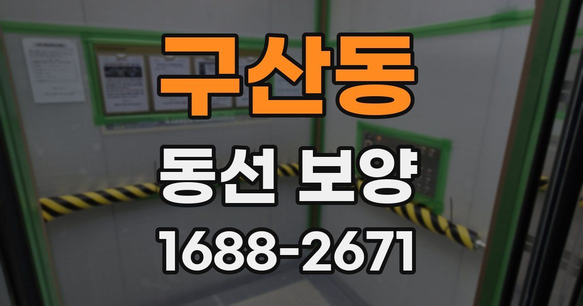 구산동 동선 보양