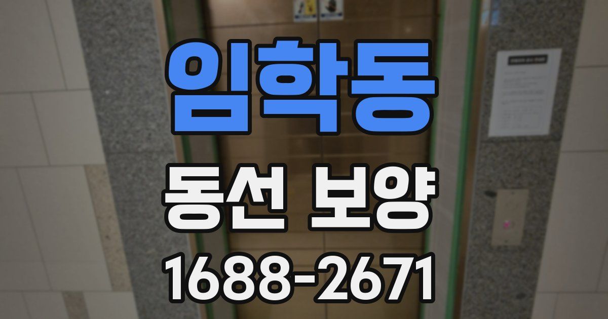 임학동 동선 보양