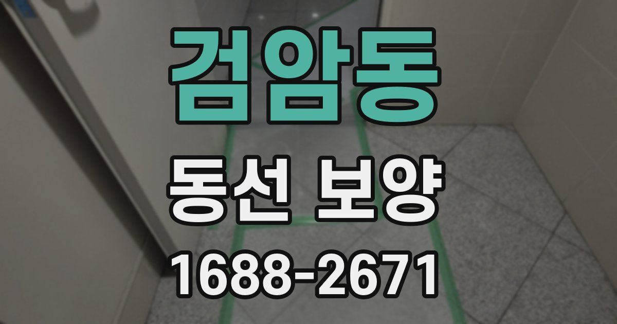 검암동 동선 보양