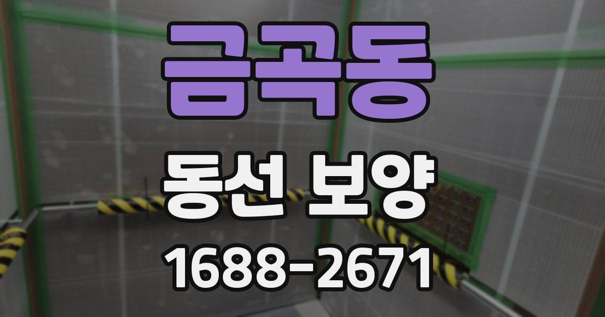 금곡동 동선 보양