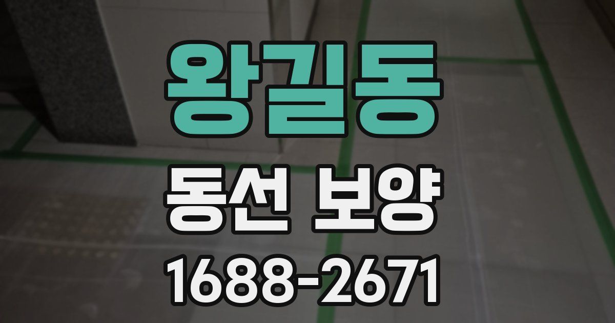 왕길동 동선 보양
