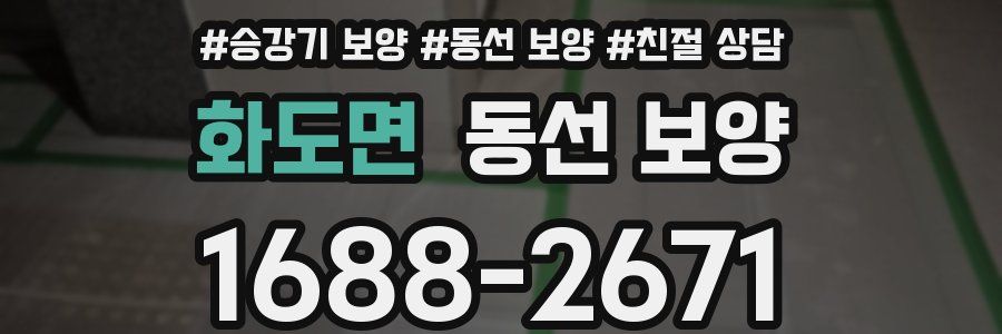 화도면 동선 보양