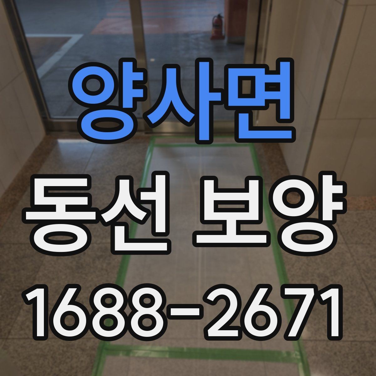 양사면 동선 보양 현장에 맞춘 보호 대책 세우기