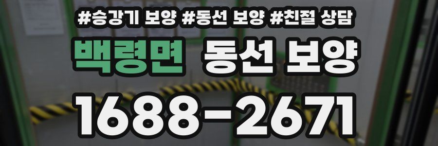 백령면 동선 보양