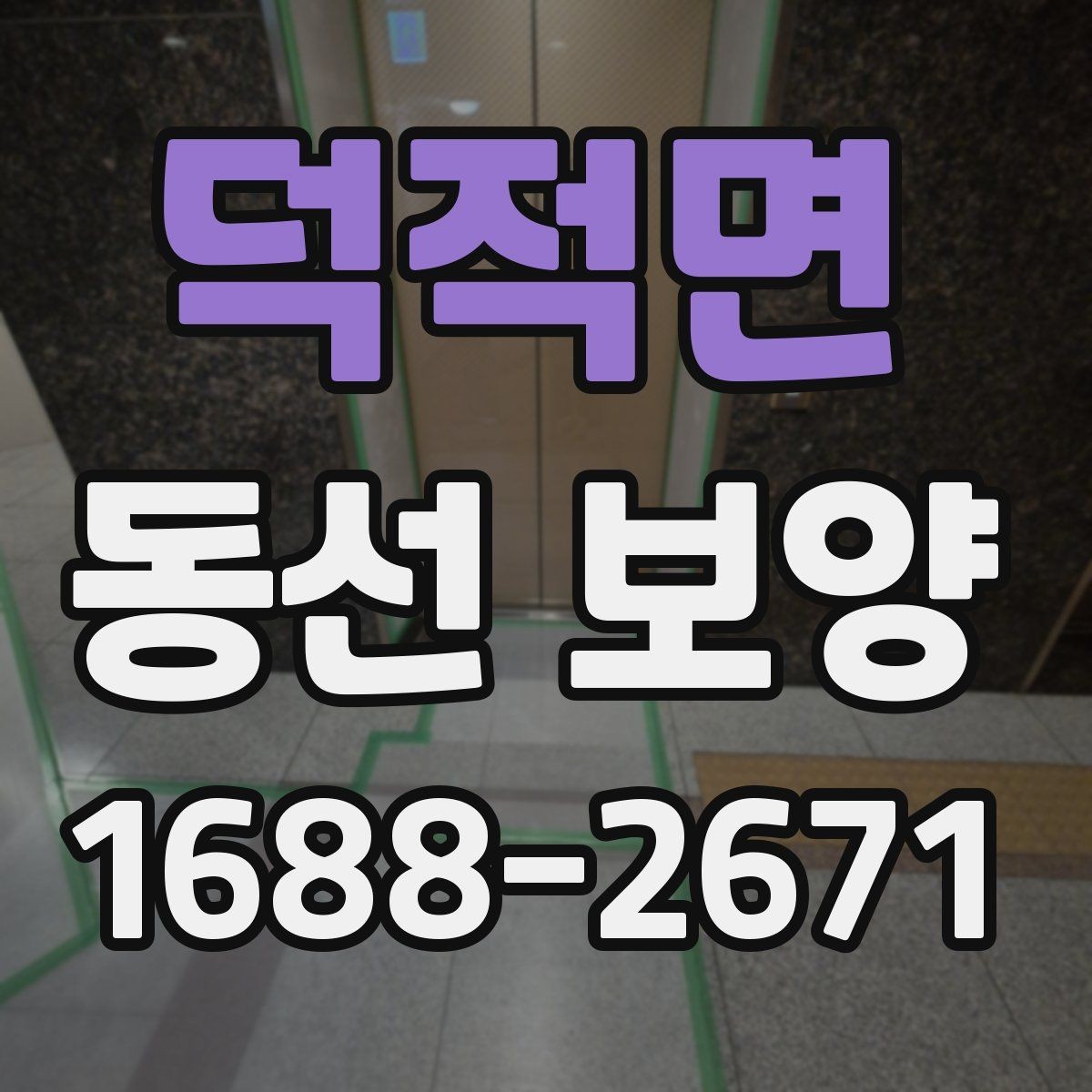 덕적면 동선 보양 견적서에서 확인할 핵심 항목