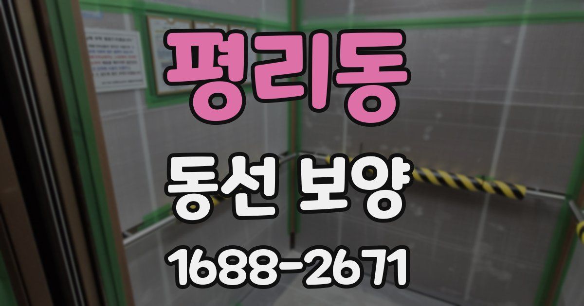 평리동 동선 보양