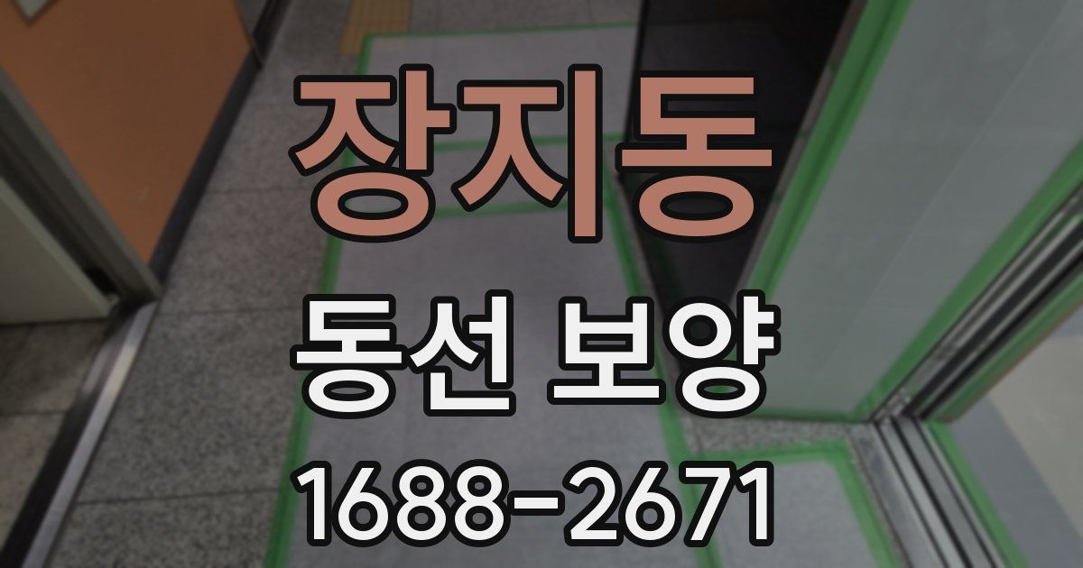 장지동 동선 보양