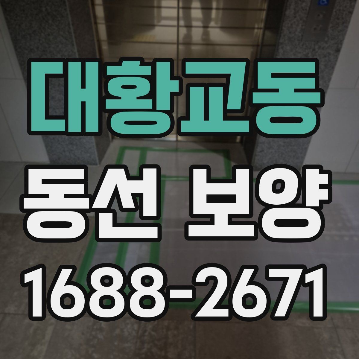 대황교동 동선 보양 시공 후 관리가 중요한 이유