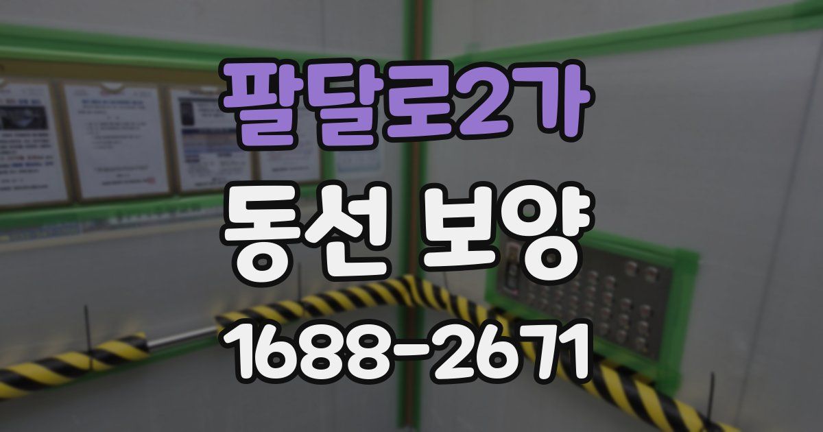 팔달로2가 동선 보양