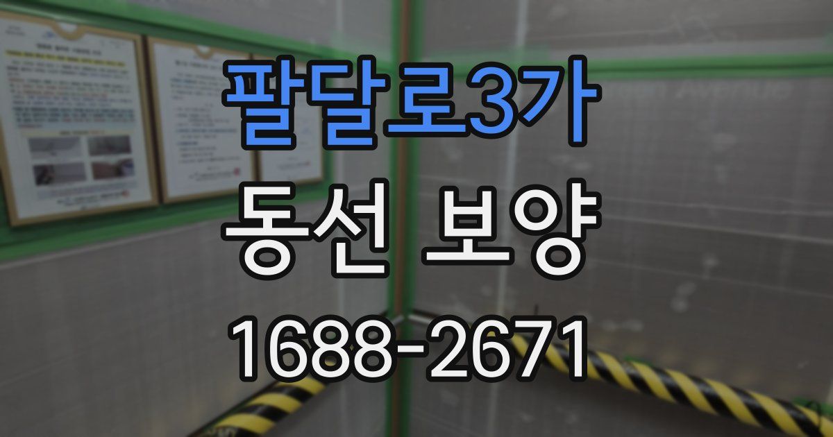 팔달로3가 동선 보양