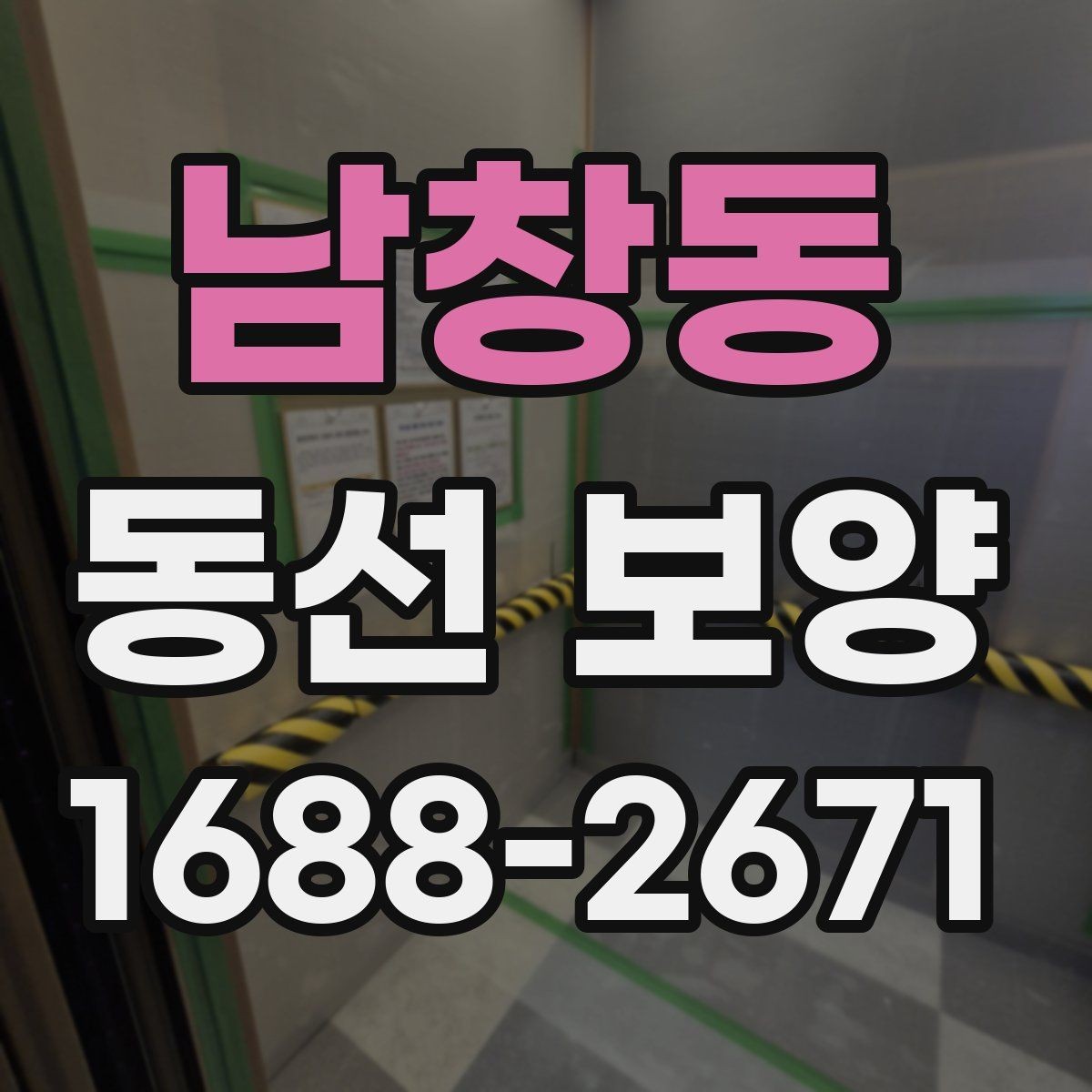 남창동 동선 보양 작업 순서와 준비 단계