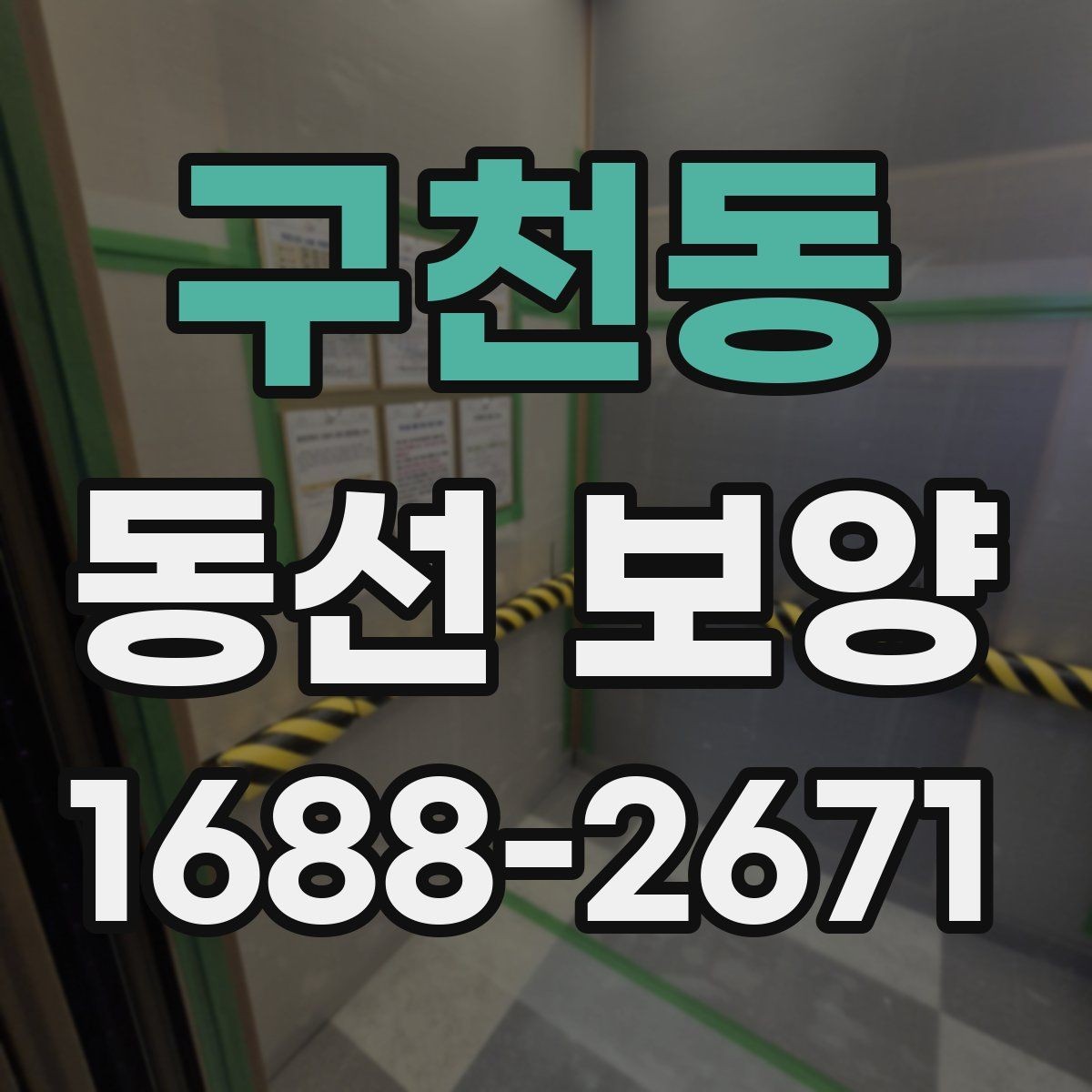 구천동 동선 보양 작업을 간편하게 준비하는 방법