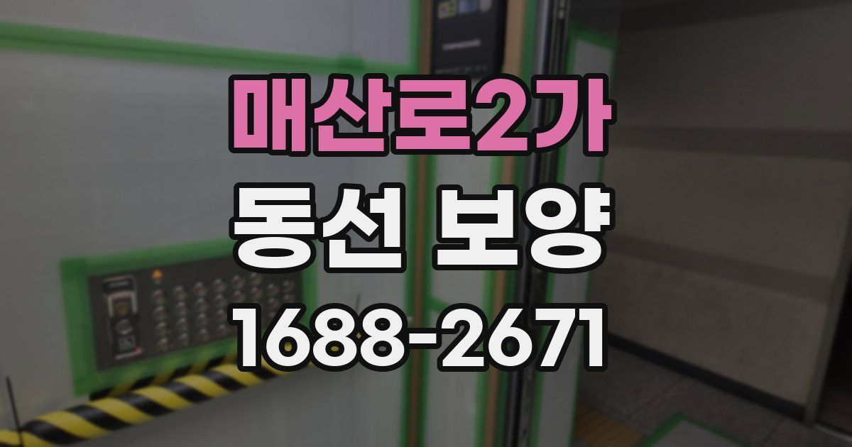 매산로2가 동선 보양