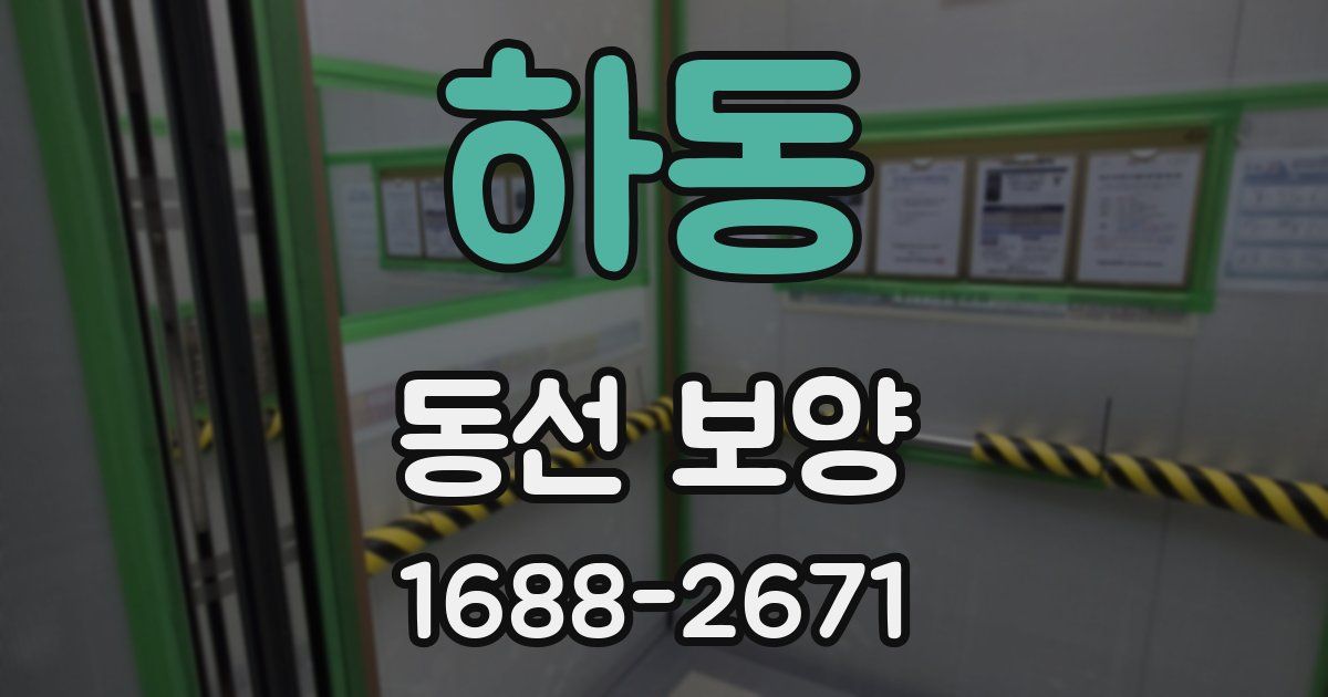 하동 동선 보양