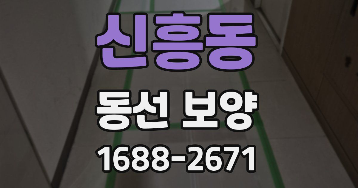신흥동 동선 보양